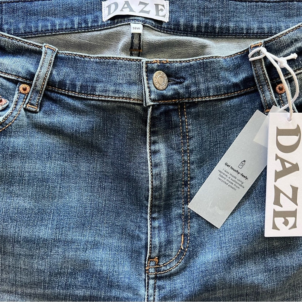 DASH BRAND: High Rise Straight Jeans